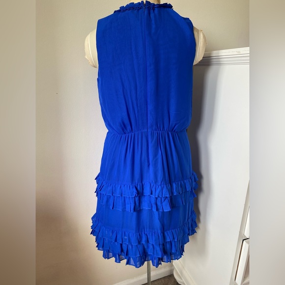 Johnston & Murphy Royal Blue Ruffle Dress - Picture 5 of 10